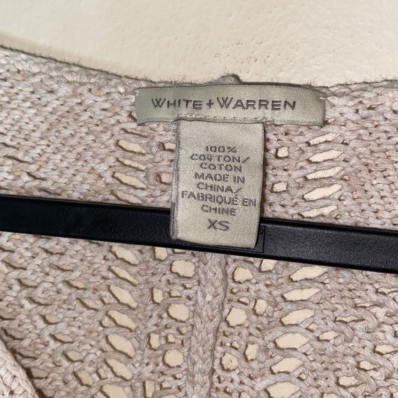 WHITE + WARREN Intricate Knit Sweater - Picture 4 of 4